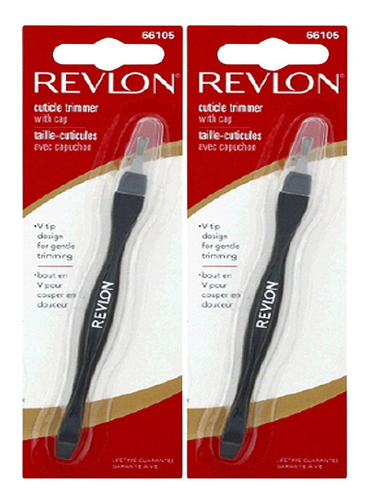 Revlon Beauty Tools Cuticle Trimmer with Cap - 2 Pack