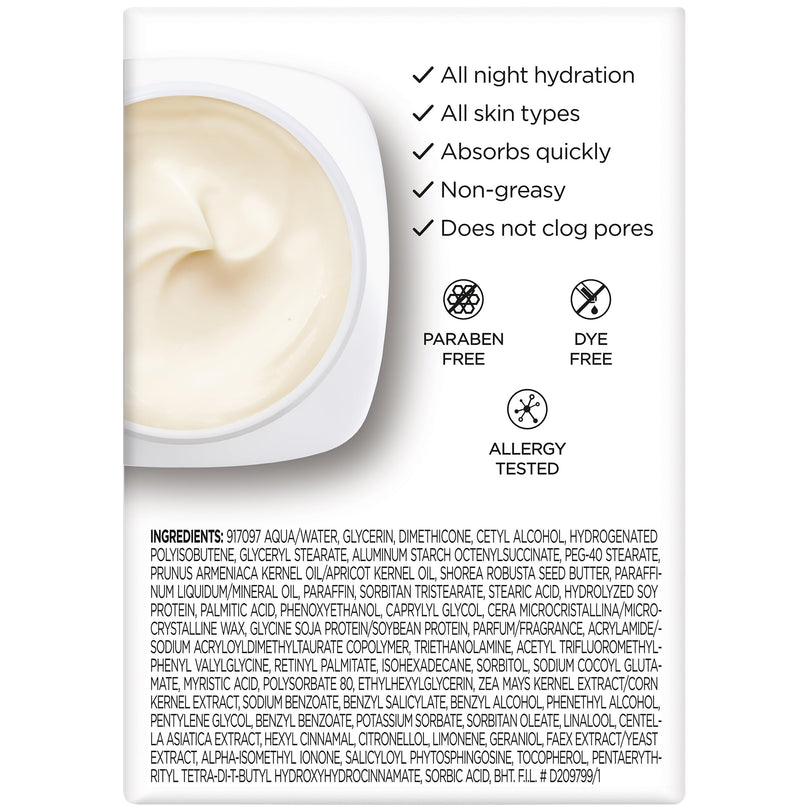 L'Oreal Paris, RevitaLift Anti-Wrinkle + Firming Night Cream Moisturizer 1.7 oz (Pack of 2)