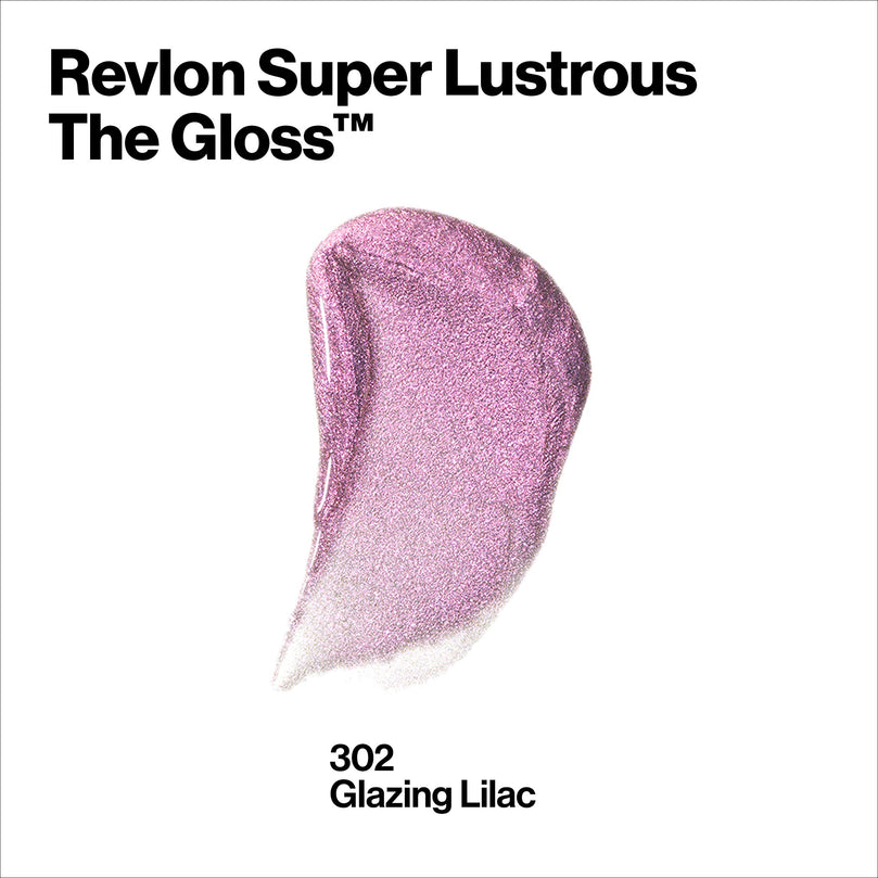Revlon Super Lustrous Lip Gloss 302 Glazing Lilac 0.13 oz