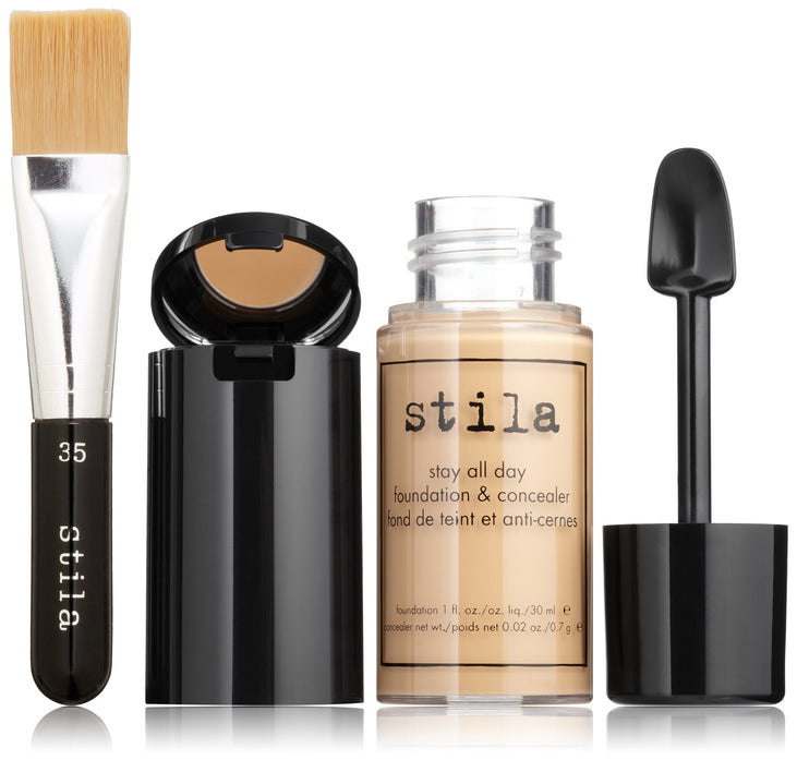 Stila Stay All Day Foundation Concealer & Brush Kit - Honey 8