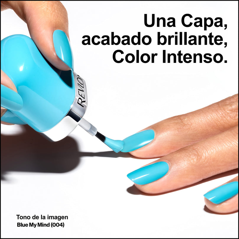 REVLON Ultra HD Snap Nail Color, Natural Rich Glossy Polish, 100% Vegan Formula, No Base or Top Coat Needed, 016 Get Real, 0.27 fl oz