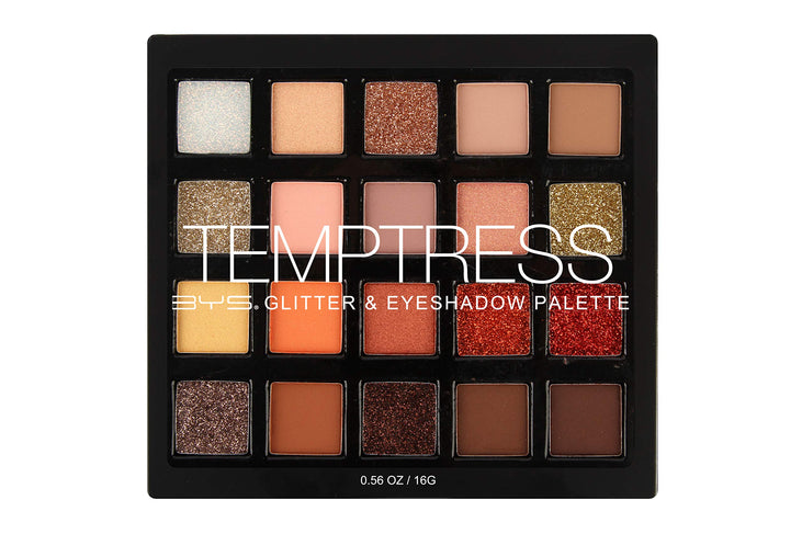 BYS Temptress Glitter & Eyeshadow Palette