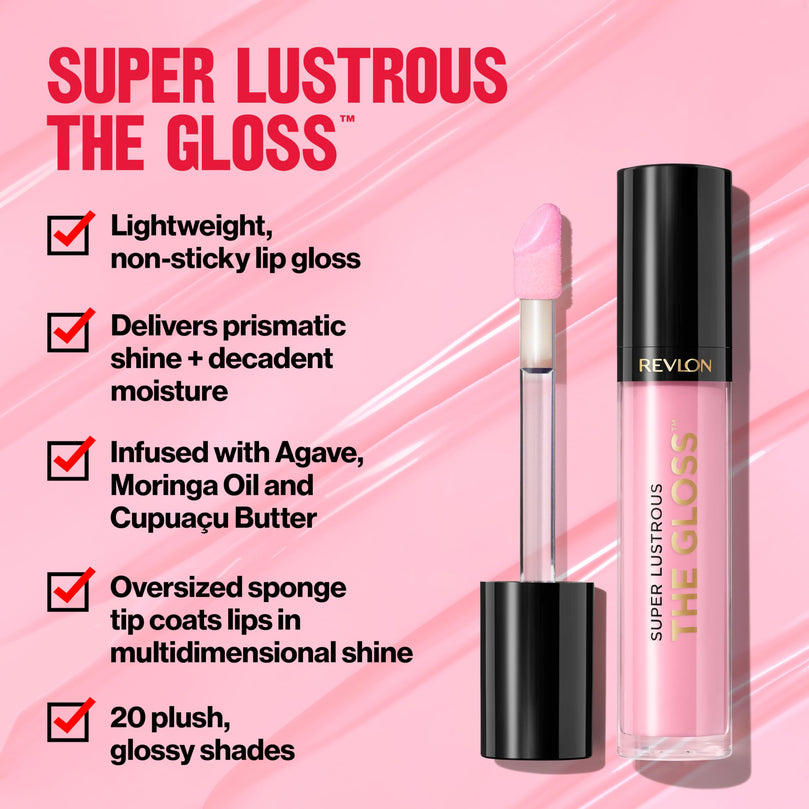 Revlon Super Lustrous Lip Gloss 203 Lean In 0.13 oz