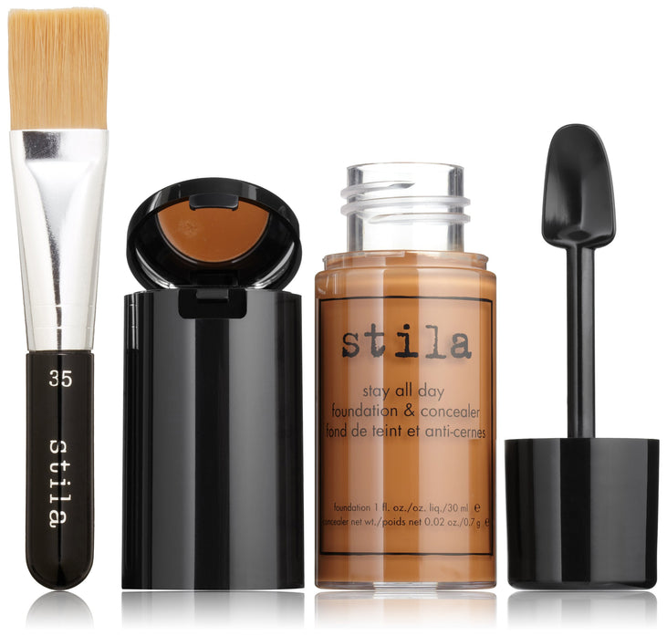 Stila Stay All Day Foundation Concealer & Brush Kit - Deep 15