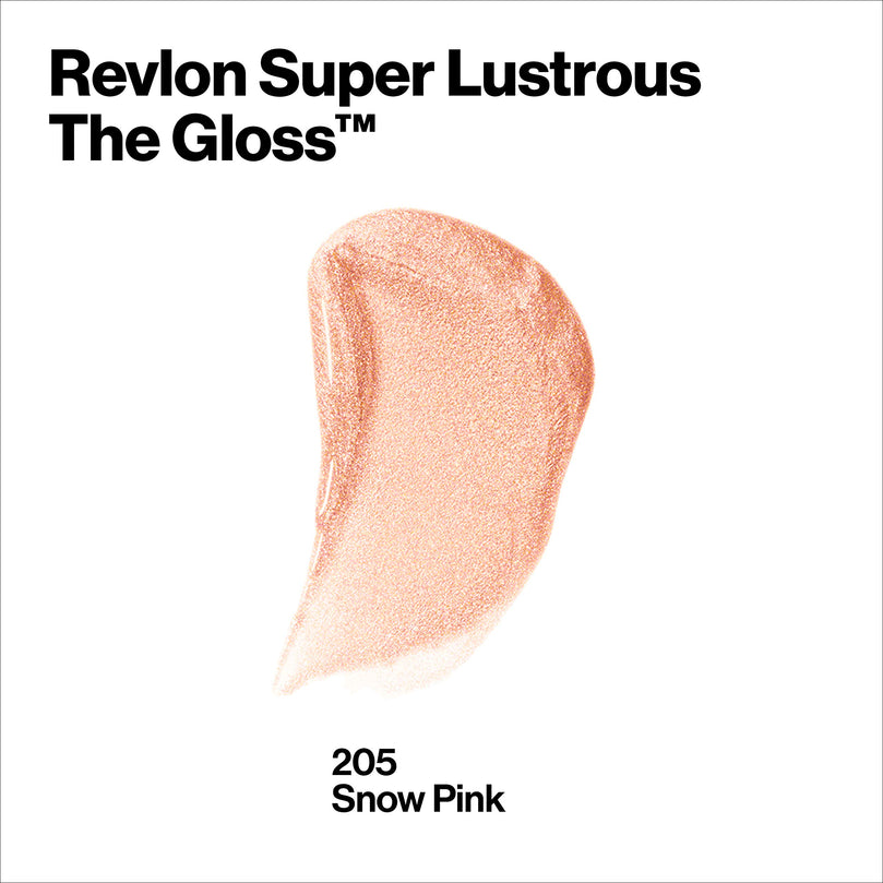 Revlon Super Lustrous Lip Gloss 205 Snow Pink 0.13 oz