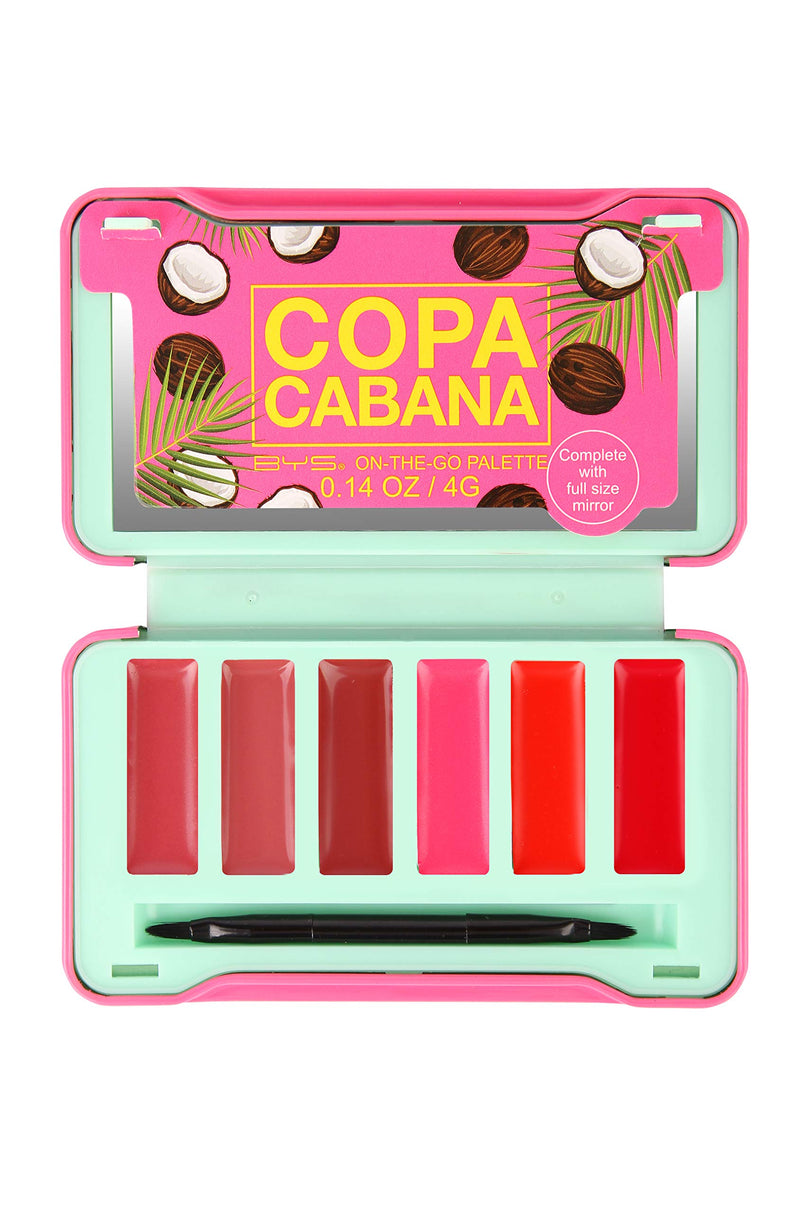 BYS Copacabana On-The-Go Glossy Matte Lip Palette