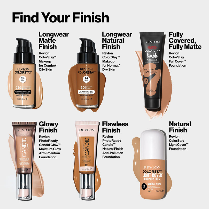 Revlon Photoready Candid Moisture Glow Anti-Pollution Foundation - 350 Natural Tan, 0.75 oz