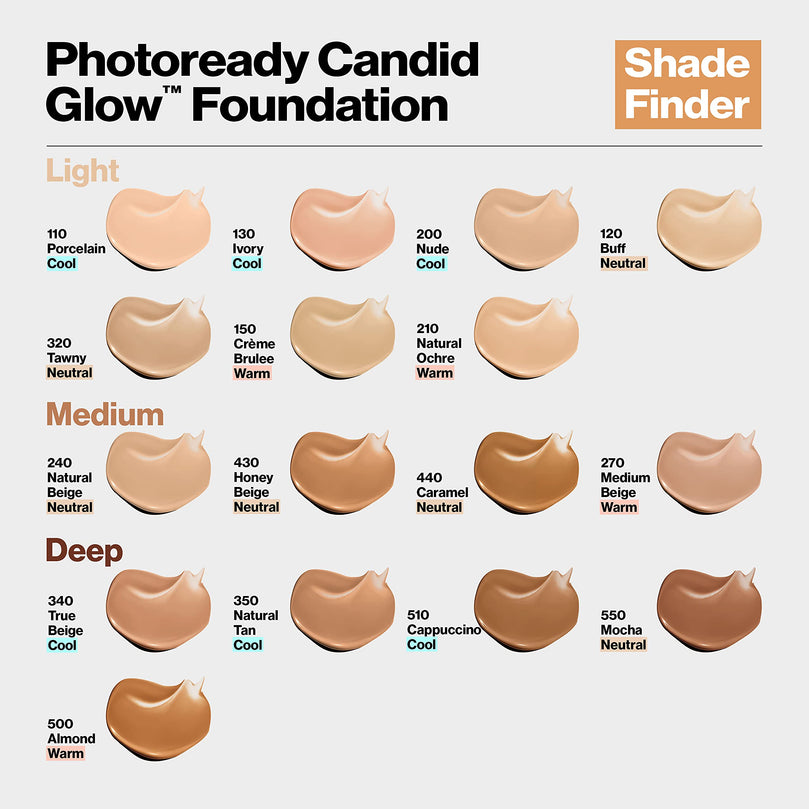 Revlon Photoready Candid Moisture Glow Anti-Pollution Foundation - 350 Natural Tan, 0.75 oz