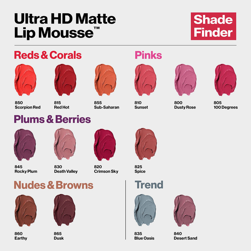 Revlon Ultra HD Hyper Matte Lip Mousse 810 Sunset 0.2 oz