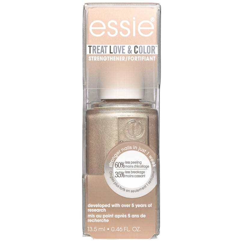 essie Treat Love Color Strengthener Nail Polish, Glow The Distance, 0.46 fl oz Bottle