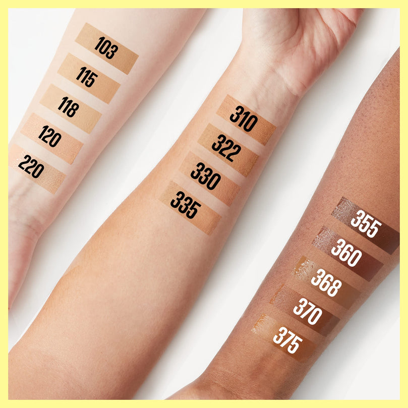 Maybelline Fit Me Tinted Moisturizer, Natural Coverage, Face Makeup, 118, 1 Count