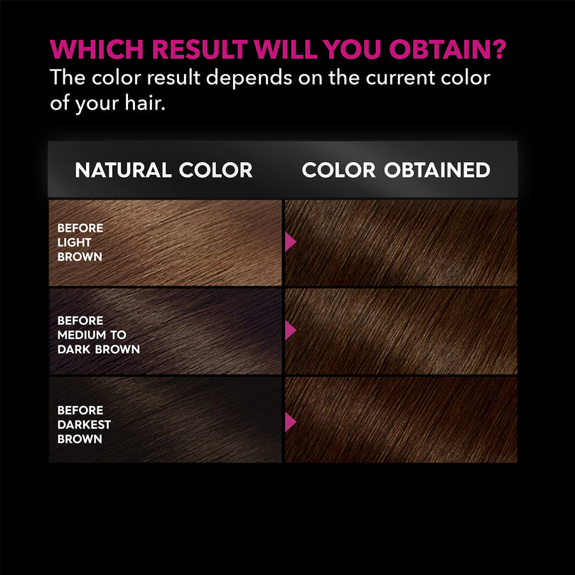 Garnier Hair Color Olia Ammonia-Free Brilliant Color Oil-Rich Permanent Hair Dye, 4.3 Dark Golden Brown, 1 Count (Packaging May Vary)