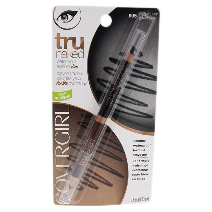 COVERGIRL truNaked Waterproof Eyeliner Duo Mocha/Ebony, .03 oz