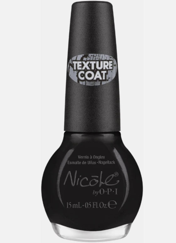 Opi Nicole Nail Polish NI375 Black Texture (shatter)