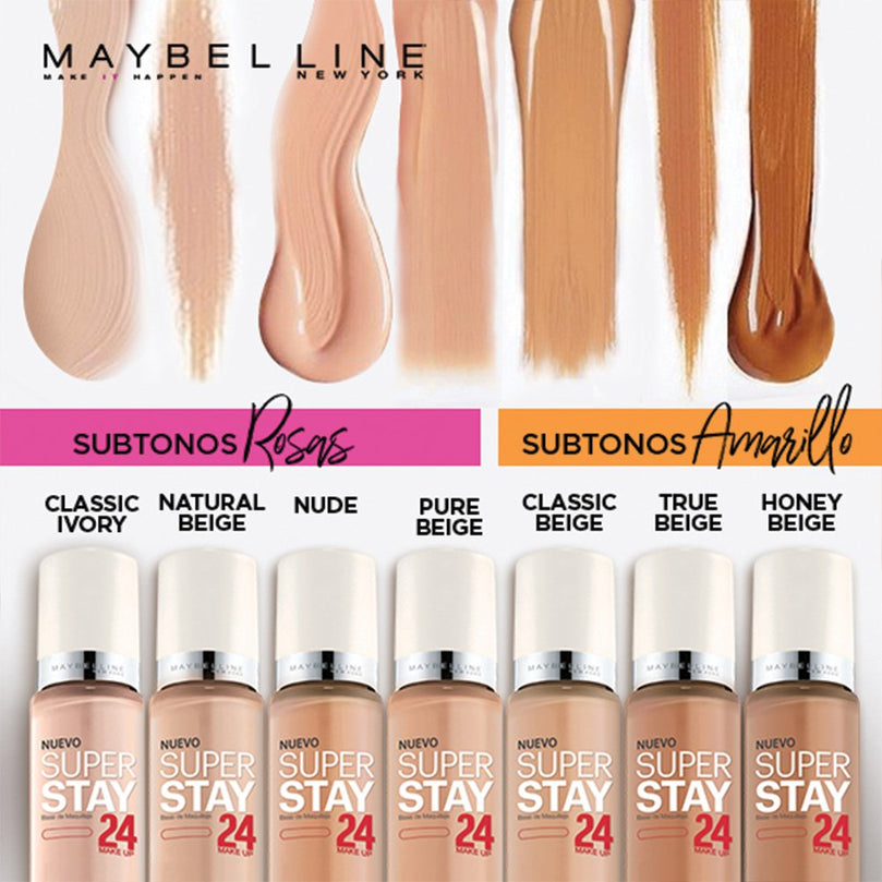1pc Maybelline New York Super Stay 24Hr , Classic Ivory, 1 fl oz