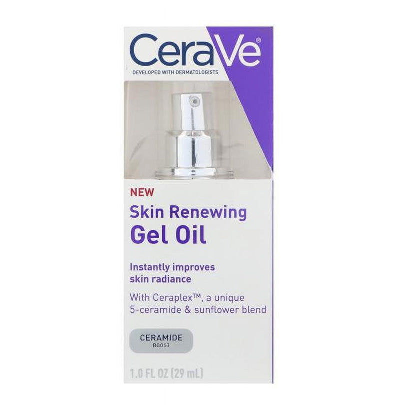 Cerave Skin Renewing Gel Oil Face Moisturizer  1.0oz/29ml New