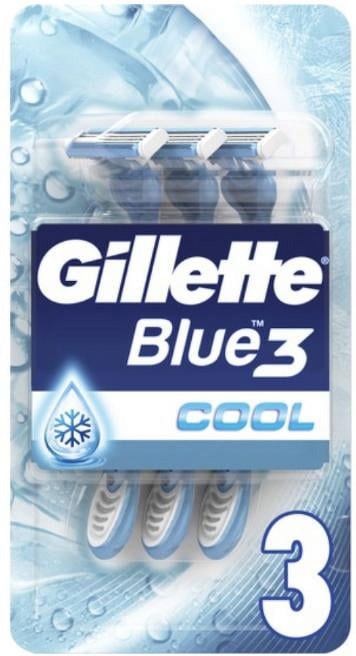 GILLETTE Blue 3 Cool DIsposable Razors 3 Pack