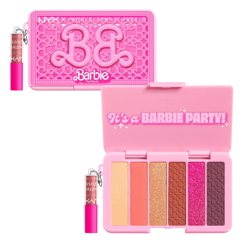 NYX PROFESSIONAL MAKEUP BARBIE, Mini Eye Palette - It's a BARBIE Party