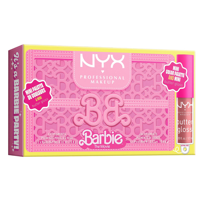 NYX PROFESSIONAL MAKEUP BARBIE, Mini Eye Palette - It's a BARBIE Party