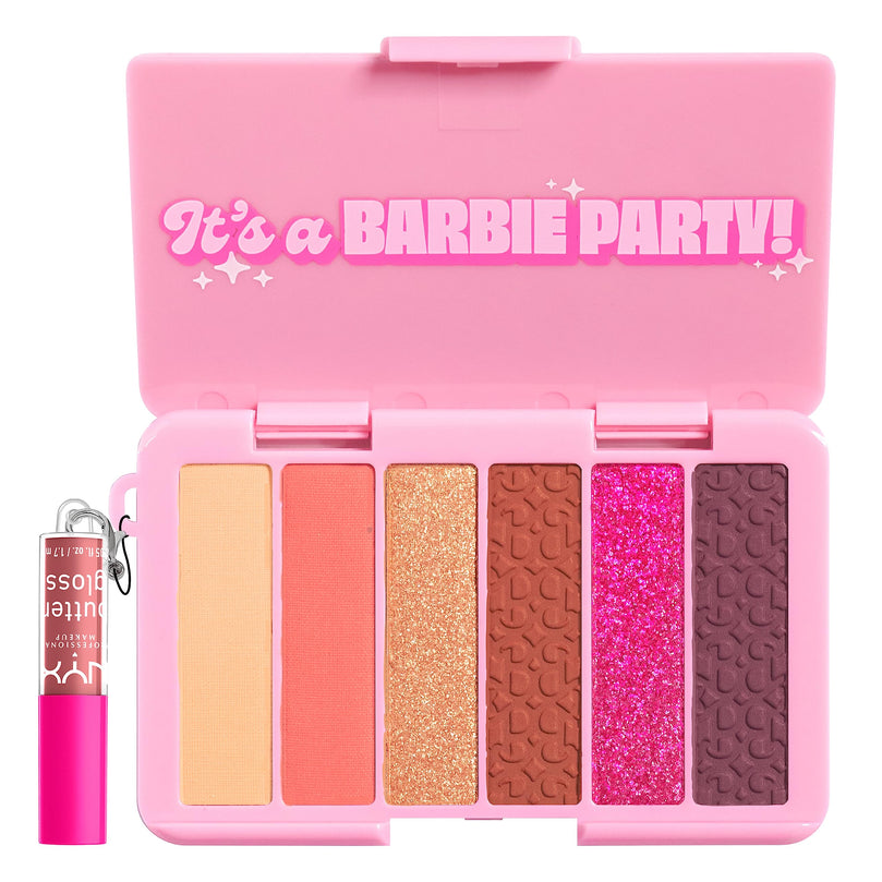 NYX PROFESSIONAL MAKEUP BARBIE, Mini Eye Palette - It's a BARBIE Party