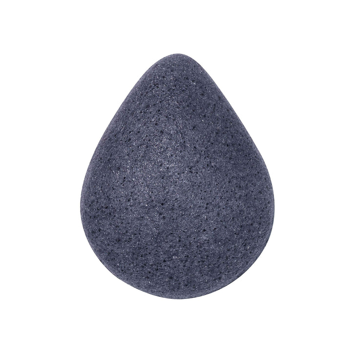 REVLON Konjac Sponge Charcoal - Facial Cleansing, Exfoliation - Round - Rubber - Black