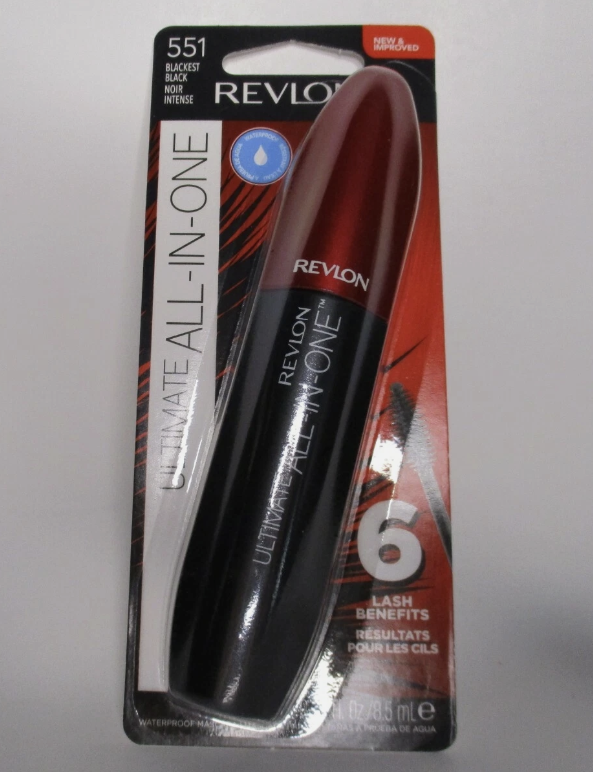 Revlon Ultimate All In One Waterproof Mascara 551 Blackest Black