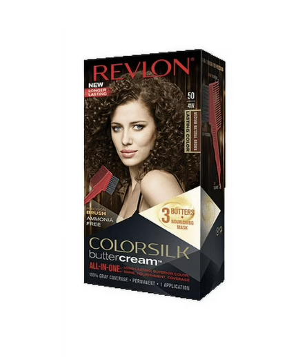 Revlon Luxurious Colorsilk Buttercream, Medium Brown