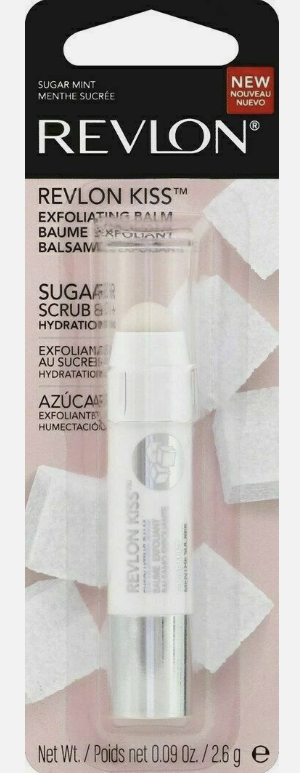 Revlon Kiss Sugar Scrub Exfoliating Lip Balm - 111 Sugar Mint, 0.09 oz