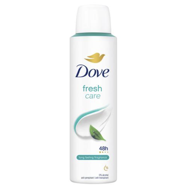 Dove Women Anti Perspirant Aerosol Fresh 150ml (6 PACK)
