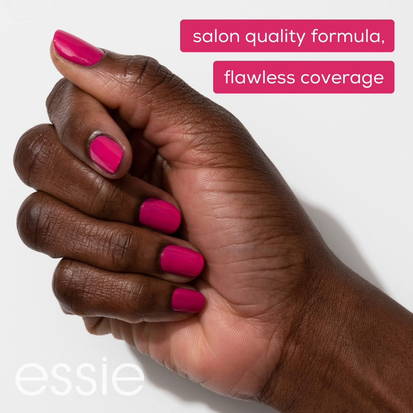 essie Nail Polish, Angora Cardi, Deep Rose, 0.46 fl oz Bottle