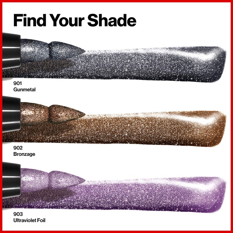 Revlon So Fierce! Chrome Ink Liquid Eyeliner Pen, 904 Ultraviolet Foil