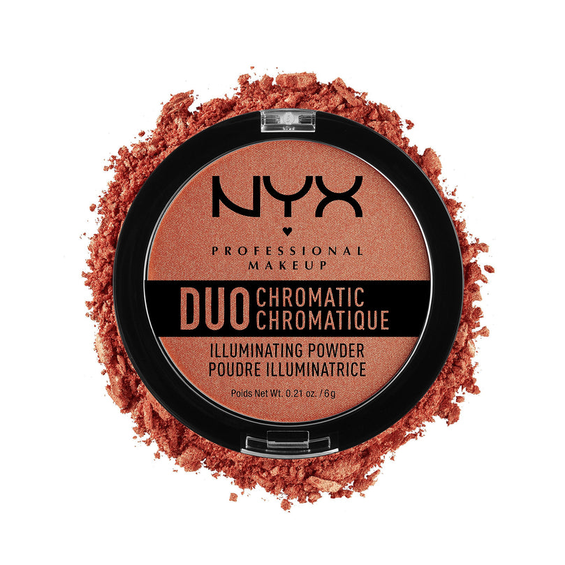 NYX Professional Makeup Duo Chromatic Illuminating Powder, Synthetica