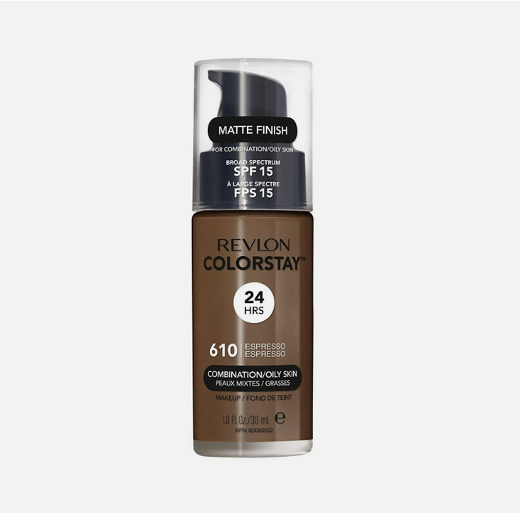 Revlon ColorStay Liquid Foundation Combination / Oily Skin - 610 Espresso 1.0 oz