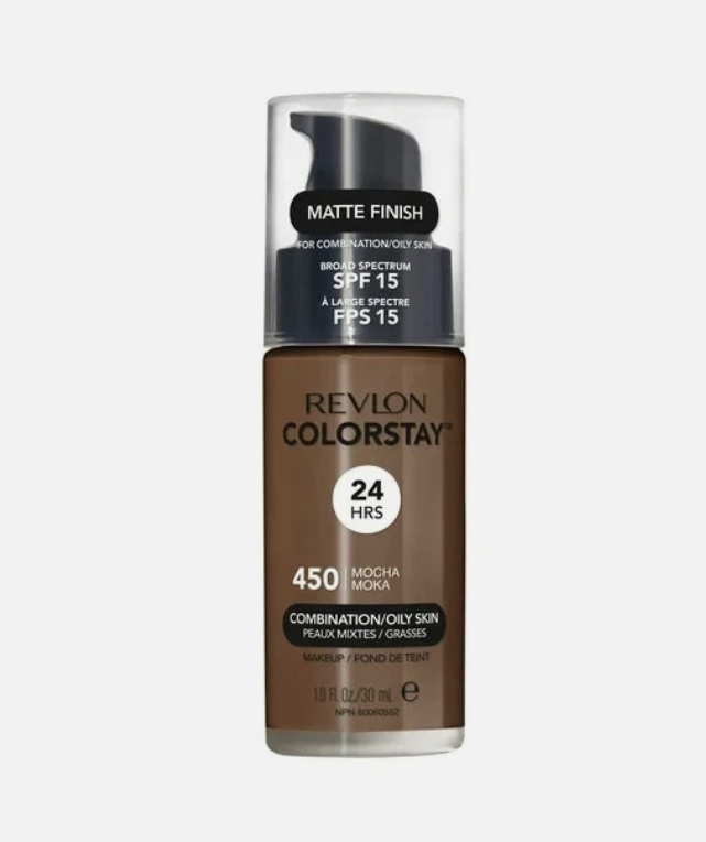 Revlon ColorStay Liquid Foundation Face Makeup for Combination & Oily Skin - 450 Mocha 1 fl oz