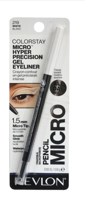 Revlon Colorstay Micro Hyper Precision Gel Eyeliner, 219 White Blanc (3 PACK)