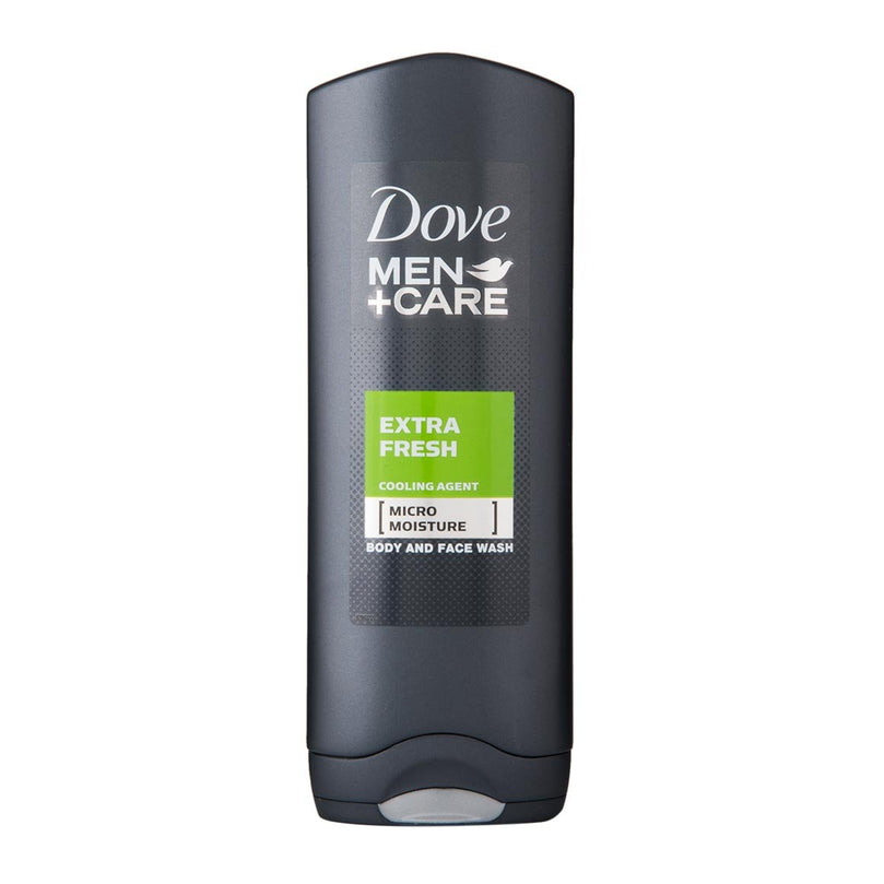 Dove for Men Plus Care Extra Fresh Body and Face Wash 250 ml / 8.45 Fl Oz