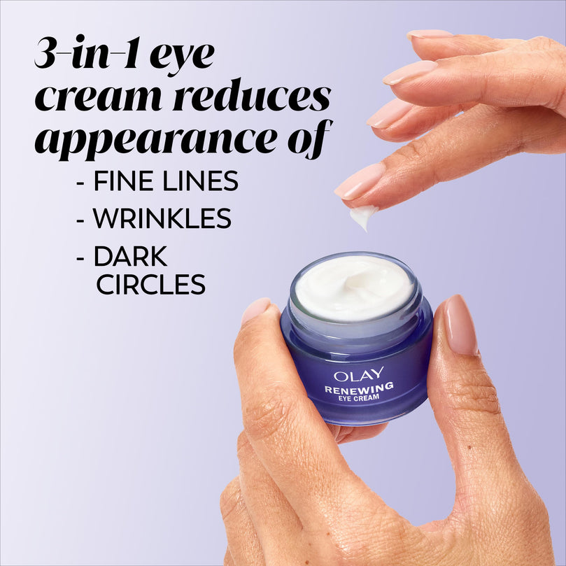 Olay Retinol 24 MAX Night Eye Cream, All Skin Types, 0.5 oz