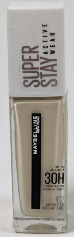 Maybelline Superstay Full Coverage Foundation 102 Fair Porcelain