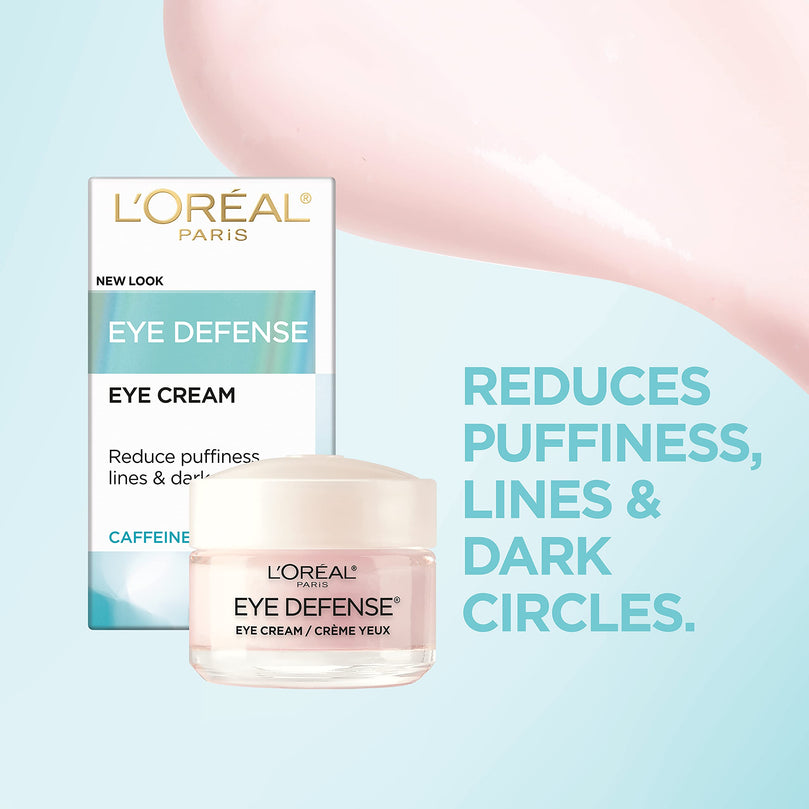 L'Oreal Paris Dermo-Expertise Eye Defense Under Eye Cream, Anti-Aging, 0.5 oz