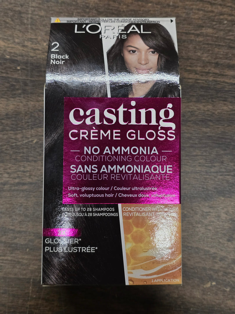 Loreal Paris Casting Creme Gloss Hair Color #2 Black