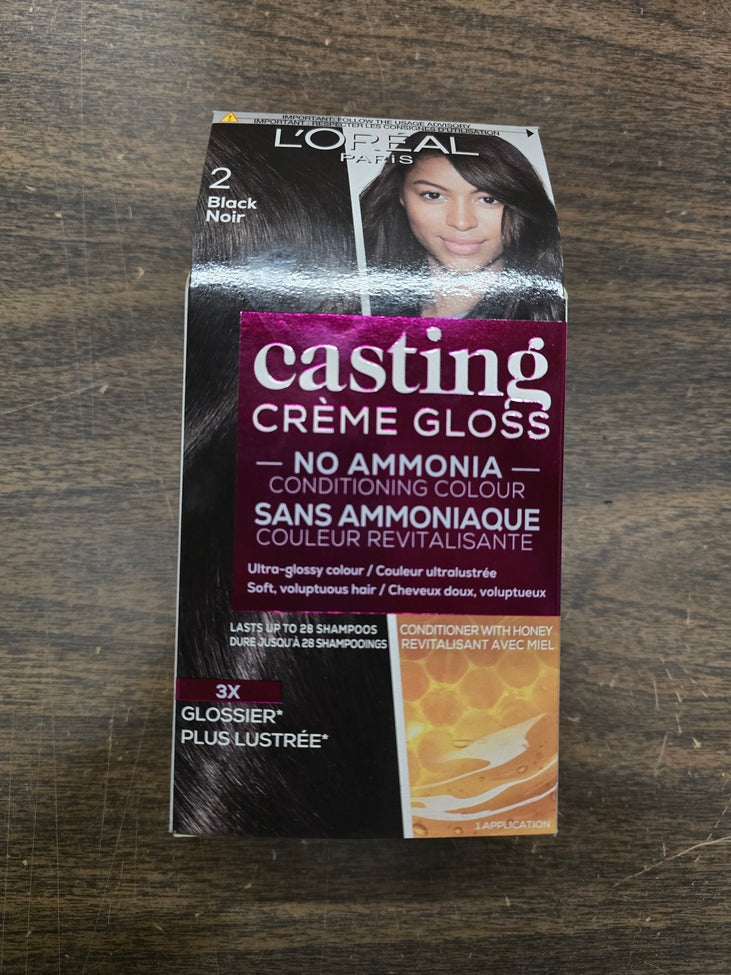 Loreal Paris Casting Creme Gloss Hair Color #2 Black