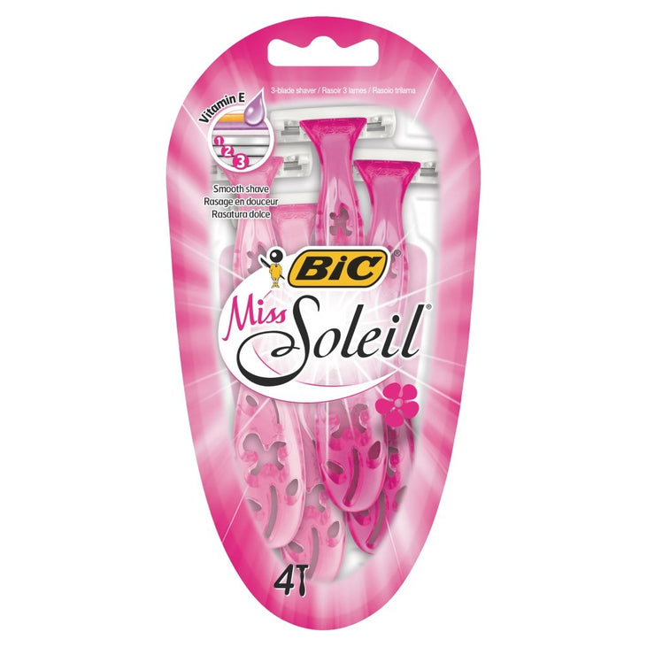 BIC Miss Soleil Disposable Women's Razors, 4 Each