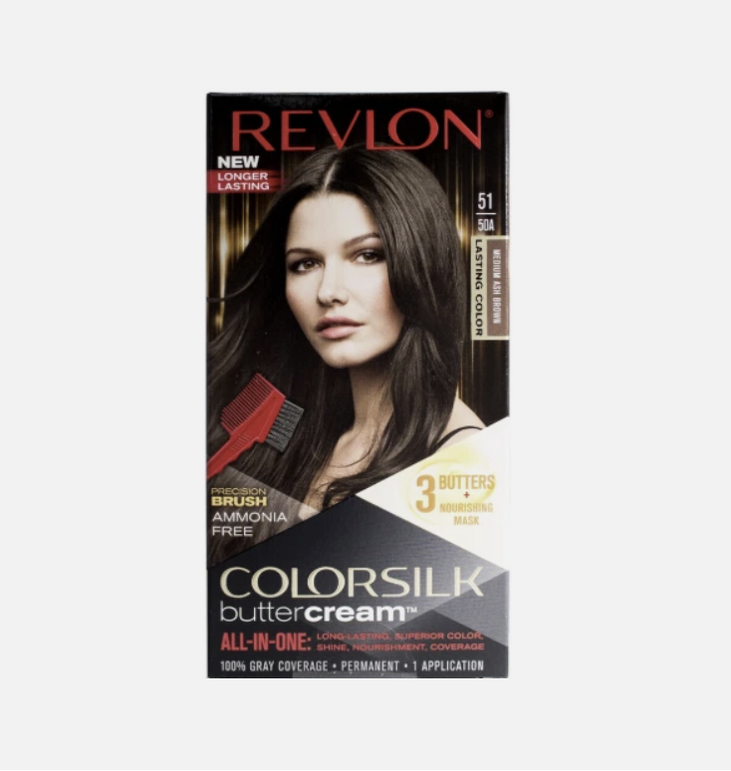 Revlon Luxurious Colorsilk Buttercream, Medium Ash Brown