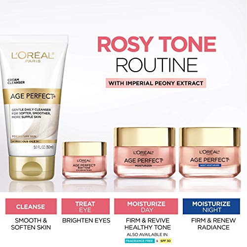 L'Oreal Paris Age Perfect Rosy Tone Brightener Eye Cream, 0.5 fl oz