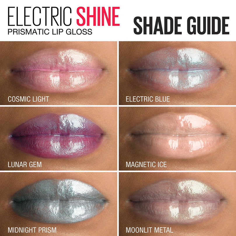 Maybelline Electric Shine Prismatic Lip Gloss 165 Electric Blue
