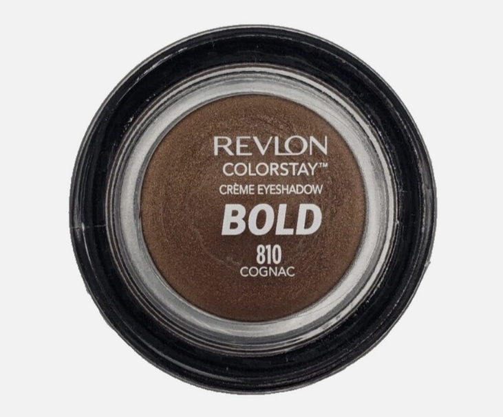 Revlon Colorstay Creme Eye Shadow, Longwear Blendable Matte or Shimmer Eye Makeup with Applicator Brush, Cognac, 0.18 oz