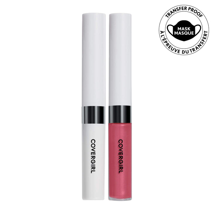 COVERGIRL Outlast All-Day Lip Color Liquid Lipstick and Moisturizing Topcoat, Dusty Rose