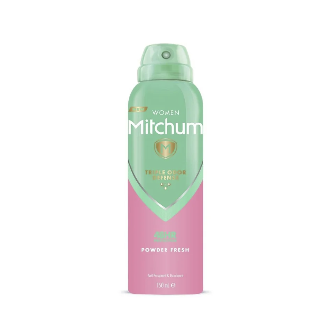 Mitchum 48HR Women Powder Fresh Antiperspirant & Deodorant Spray 150ML