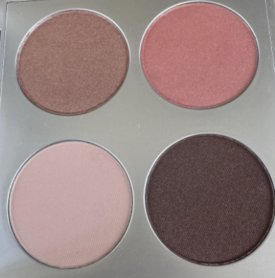 Stila Blanc Eye Shadows & Cheek Color Palette (3-eye Shadows & 1-cheek Color)