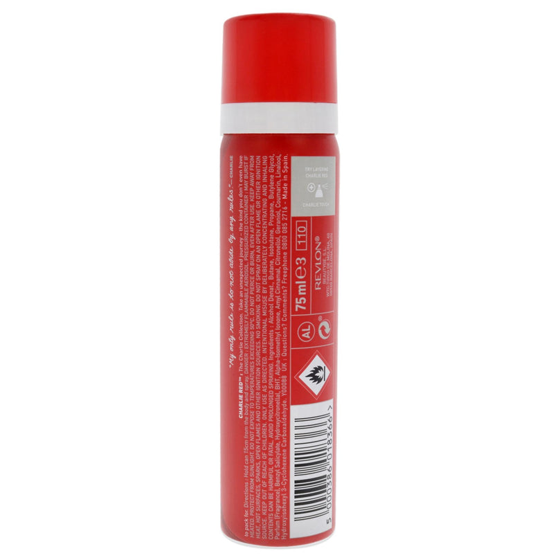 CHARLIE RED by Revlon Perfumes Fragrance for Women Eu De Toilette EDT Spray 2.5 Oz for Gifting